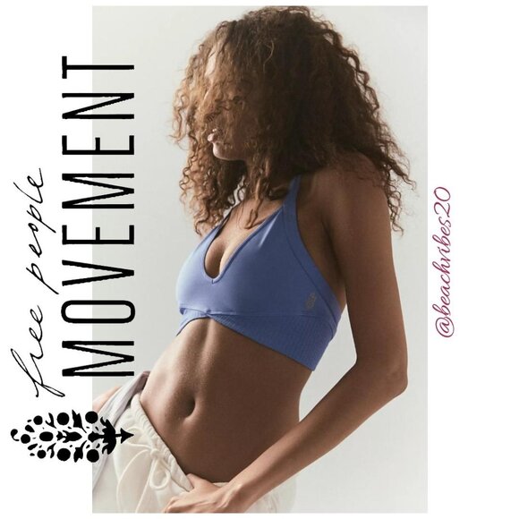 FP MOVEMENT BY FREE PEOPLE Good Karma Super Plunge Bra M/L *NO LOGO* FP-298 - Picture 7 of 9